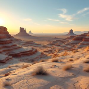 The Sculpted Silence of Desert Thrones