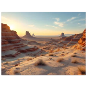 The Sculpted Silence of Desert Thrones